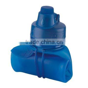 BPA Free Foldable Silicone Sport Bottle photo-3