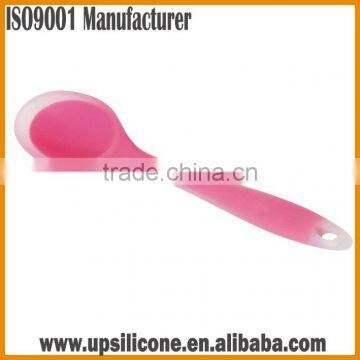 2015 New Full High Quality Kitchen Accessory Silicone Rubber Solid Spoon