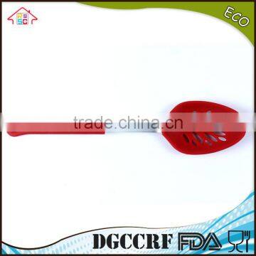 NBRSC Kitchen Utensils Silicone Ladle Spoon Non-Stick Silicon Slotted Spoon Dipper Scoop photo-3