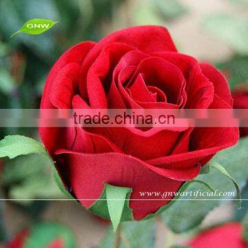 FLS08-1 GNW Cheap Artificial Flower Red Rose for Wedding Decoration Wedding Flower Making photo-2