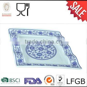 Hotel Use Melamine Seving Plates,High Quality Melamine Dinner Plates