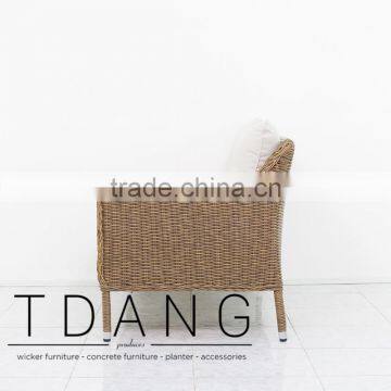 Harrison Left Hand Wicker Bench - Outdoor Conversation Sofa - Vietnam Wicker Furniture photo-4