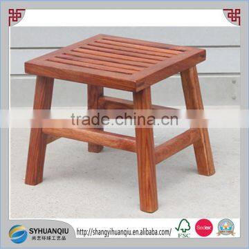 High quality leisure wooden stool shoe changing wooden chair