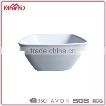 Bulk cheap square hotel and restaurant deep large square melamine bowl
