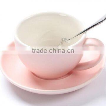 wholeasle customized creative gift mugs , porcelain coffee cup with saucer, not including spoon