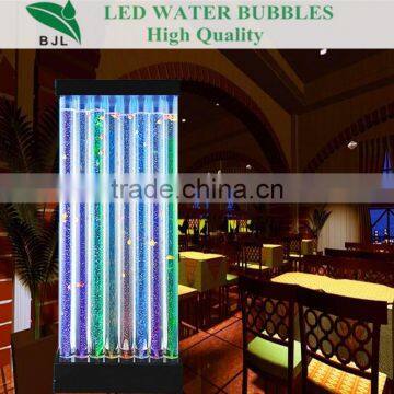 acrylic bubble wall water column light romantic backdrop wedding decoration