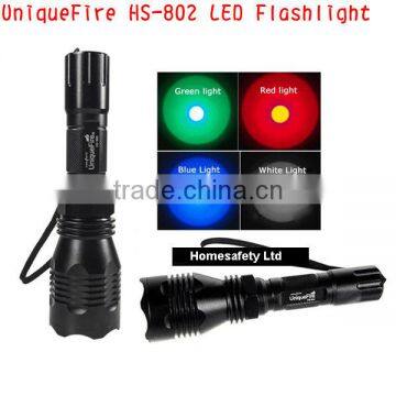 UniqueFire HS-802 Long range 1 mode Green Led Flashlight for Rifle Hunting