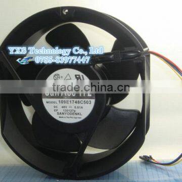 109E1748C503 17CM waterproof transformer chamber cooling fan 17238 DC48V 0.61A 4wires In stock