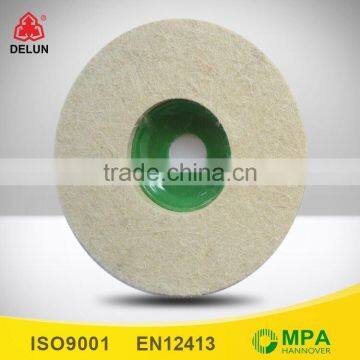 Shining Surface Selected White Wool Material 100x12 Polishing Pad