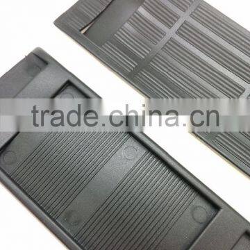 2" Shoulder Pad PVC In Black, Black Shoulder Strap Pad for Bag, Plastic PVC Bag Strap Belt Shoulder photo-3