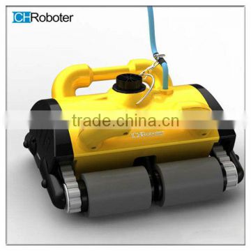 Yellow Robotic Pool Cleaning Machine, Automatic Pool Cleaner