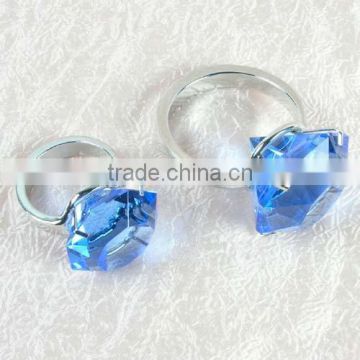 Crystal nakpin ring,ring toy,crystal holder