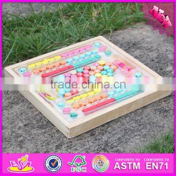 2016 New Design Funny Wooden Threading Beads for Toddlers W11E062 photo-5