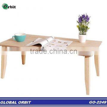 Modern Design Wooden Tea Table, Living Room Furniture Side Table With Shelf