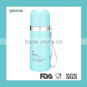 ZD35 double wall stainless steel color vacuum flask in bullet type