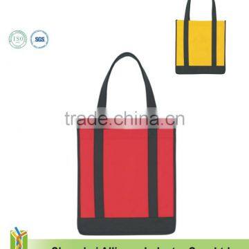 Non woven washable tote bag for grocery shopping