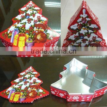 Christmas Tree Gift Tin