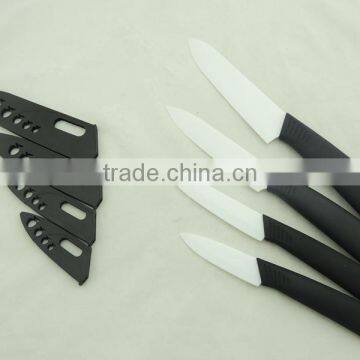 Hot Selling 4 Pieces Anti-slip Handle Stainless Ceramic Knives Set photo-2