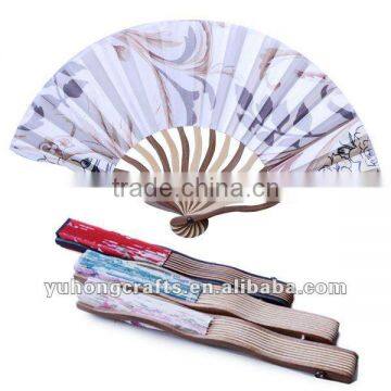 Anji Yuhong Factory bamboo handmade hand folding fan