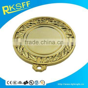 Factory Directly Sell Hot Sale High Quality Golden Plating Lotus-shaped Metal Medal photo-6