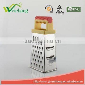 WCGT321 4 Side Manual Cheese Carrot Potato Vegetable Kitchen Grater With Plastic Handle photo-3