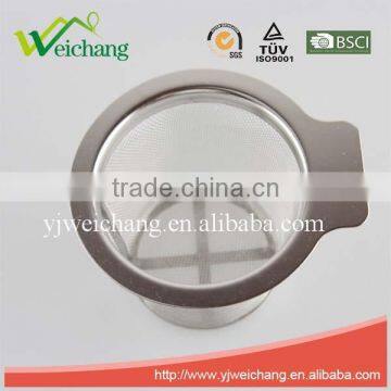 WCA186 Classic Style Stainless Steel Mesh Tea Strainer Infuser - Durable and Rust Resistant photo-2