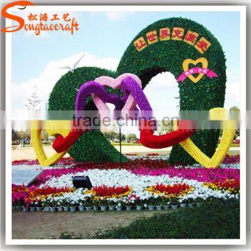 Wholesale Garden Decorative Aritificial Plant Penguin Topiary Sculpture Large Outdoor Decoration Topiary Sculpture photo-4