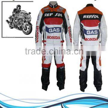MEN RACING LEATHER SUITS/ MOTORBIKE SUIT / LEATHER MEN SUIT