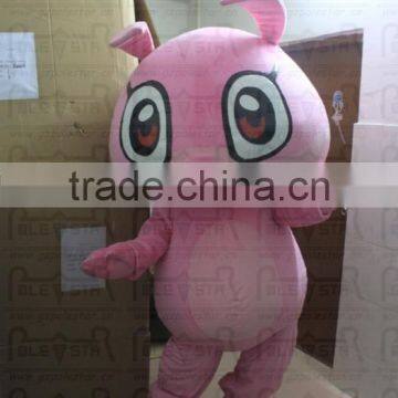 NO.1940 pink bunny costumes big head rabbit mascot costumes