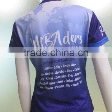 Dragon Boat Event Mens and Womens Sublimation Printing Dry Fit Running t Shirt photo-4