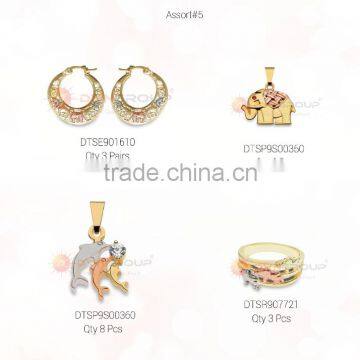 Some Very Exclusive Combo Three Tone Plated Jewelry of 89 Pieces For USD $ 150 With FREE SHIPPING photo-2