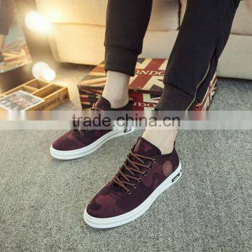 Zm11609a New Model Camouflage Breathable Shoes Men Casual Canvas Shoes photo-2