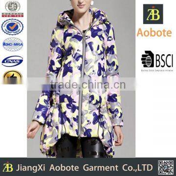 2015 New Fashion Winter Plus Size Women Camouflage Down Coat