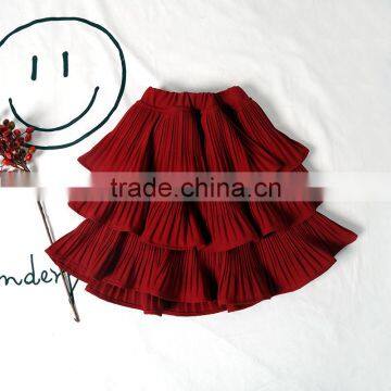 S16249A Girls Casual Skirt Children Cotton Tutu Skirt