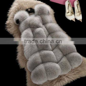 Myfur Luxury High Quality Winter Women's Coat Graceful Fox Fur Gilet Fox Fur Vest