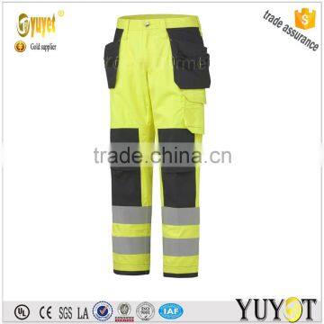 Multi Pockets Industry Work Pants With 3M Reflective Tape