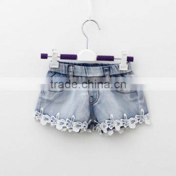 Summer Simple New Style Lace Wholesale Girls Denim Shorts photo-2