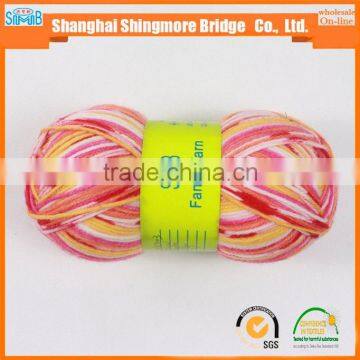 China Knitting Yarn Gold Supplier Hot Wholesale 2016 New Fashion DIY Wool Sock Yarn for Knitting photo-3