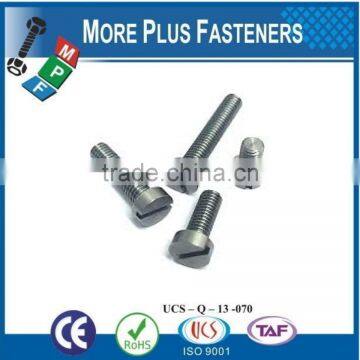 Made in Taiwan Machine Screw Slotted Cheese Head Material and Finishing Zinc Plating Plain Stainless Steel photo-4