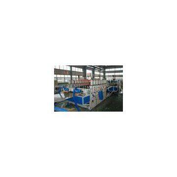 PVC Wood Plastic Composite Extrusion Line With Emboss Machine