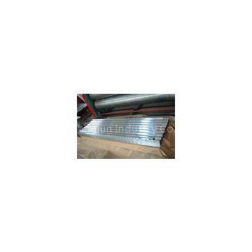 Hot dipped GI Corrugated Steel Sheet / Metal Roofing JIS G3302 Standard