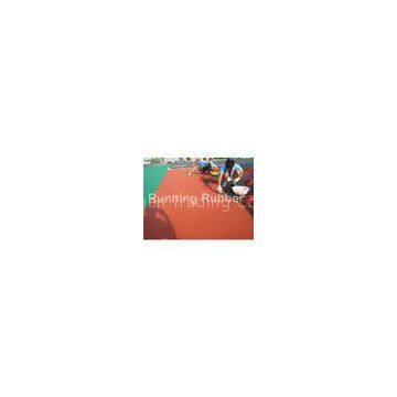 Indoor / Outdoor Rubber Running Track Material Synthetic Running Track