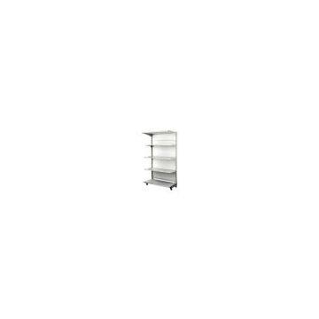 supply supermarket shelf and trolley