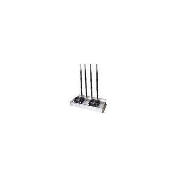 Indoor Cellphone RF High Power GSM Mobile Signal Jammer Blocker With Omni Antennas