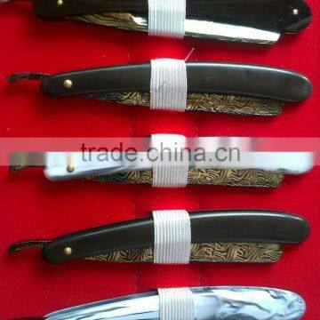 Professional PlasticHandle Barber Straight Razor Blades /Matt Finish shaving razor/high quality razors