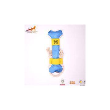 Plush Dog Tug Toy Bone Shape