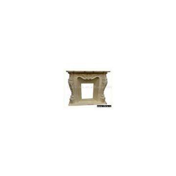 stone fireplace / granite fireplace / marble fireplace / indoor fireplace