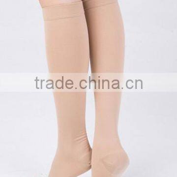 ZT-03 High Quality Women's 15-20 MmHg Sheer Open Toe, Knee High Compression Stockings photo-4