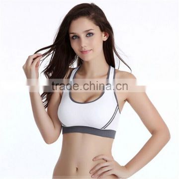 New Women Yoga Bra Top Fitness Seamless Racerback Padded Sports Bra Tank Top