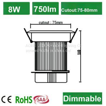 DL33 10W SAA CE Rohs Approved LED Flat Diffuser Downlight Ceiling Lighting Bathroom Lighting photo-4